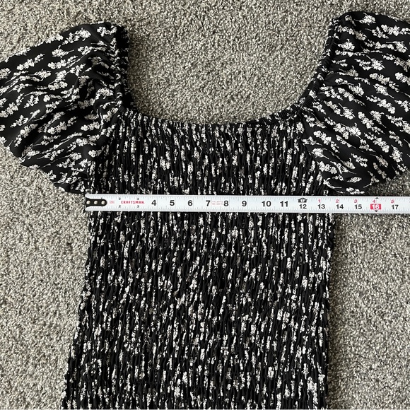 Trixxi Black and White Floral Dress Size M - Picture 4 of 7